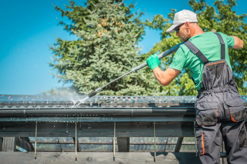 Soft Washing Roof and Gutter Cleaning